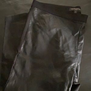 Banana republic pleather front slacks
